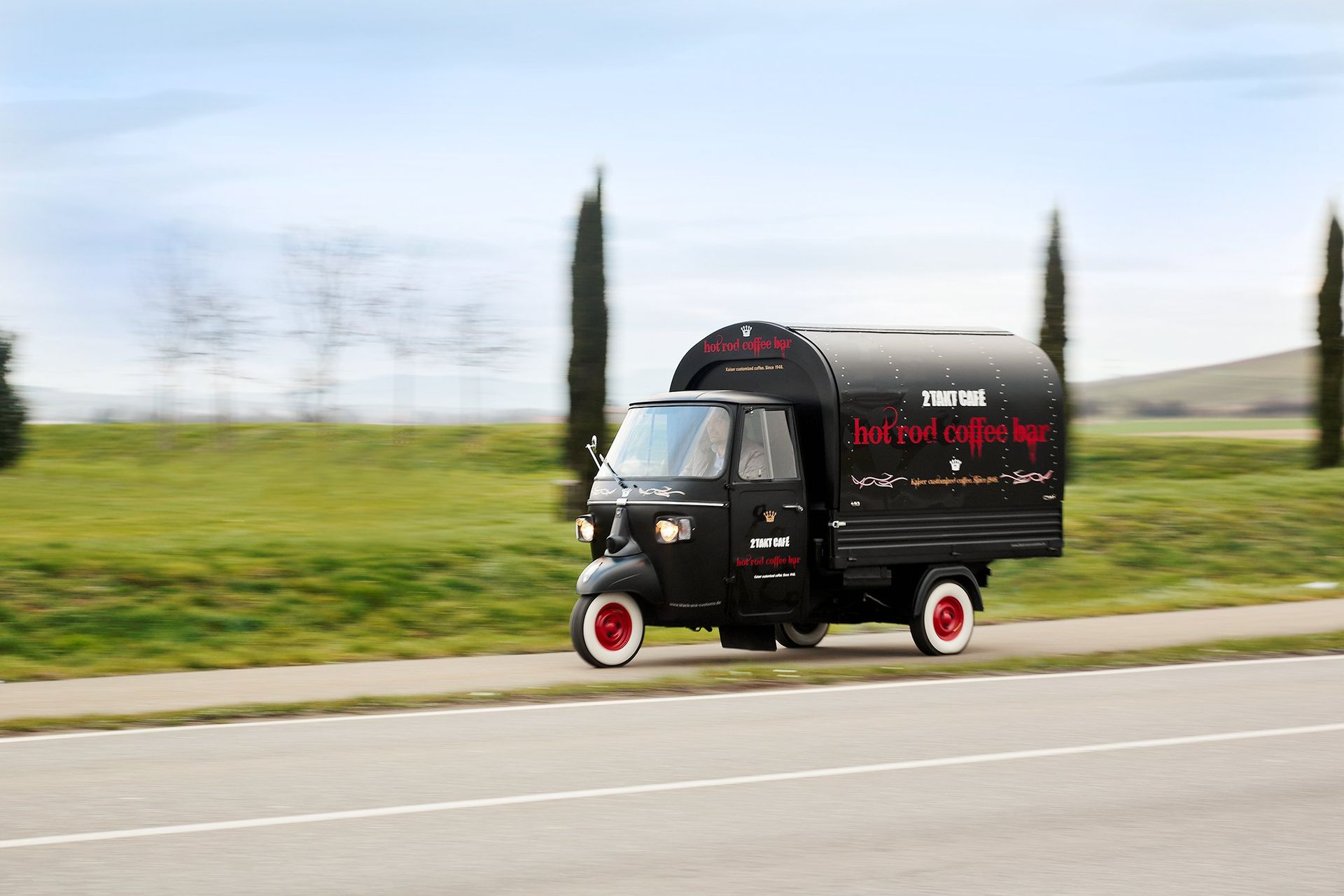 Ape Kaffeemobil Imbiss Foodtruck Hot Rod