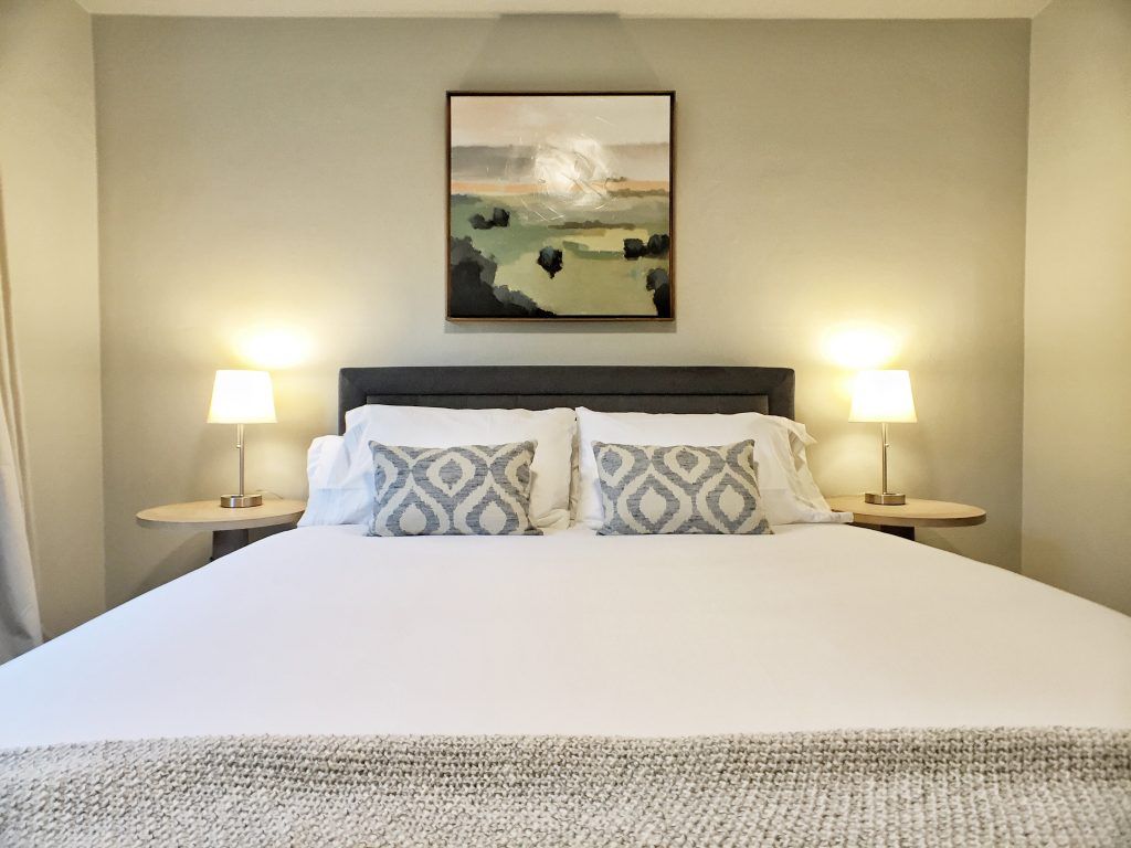 Comfortable bedroom photo