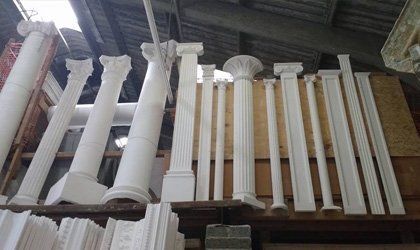 Plaster columns