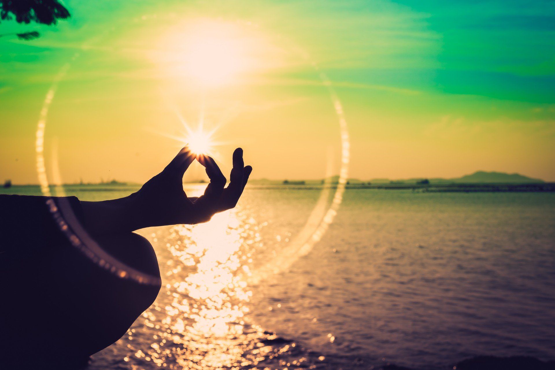 Persona durante la meditazione