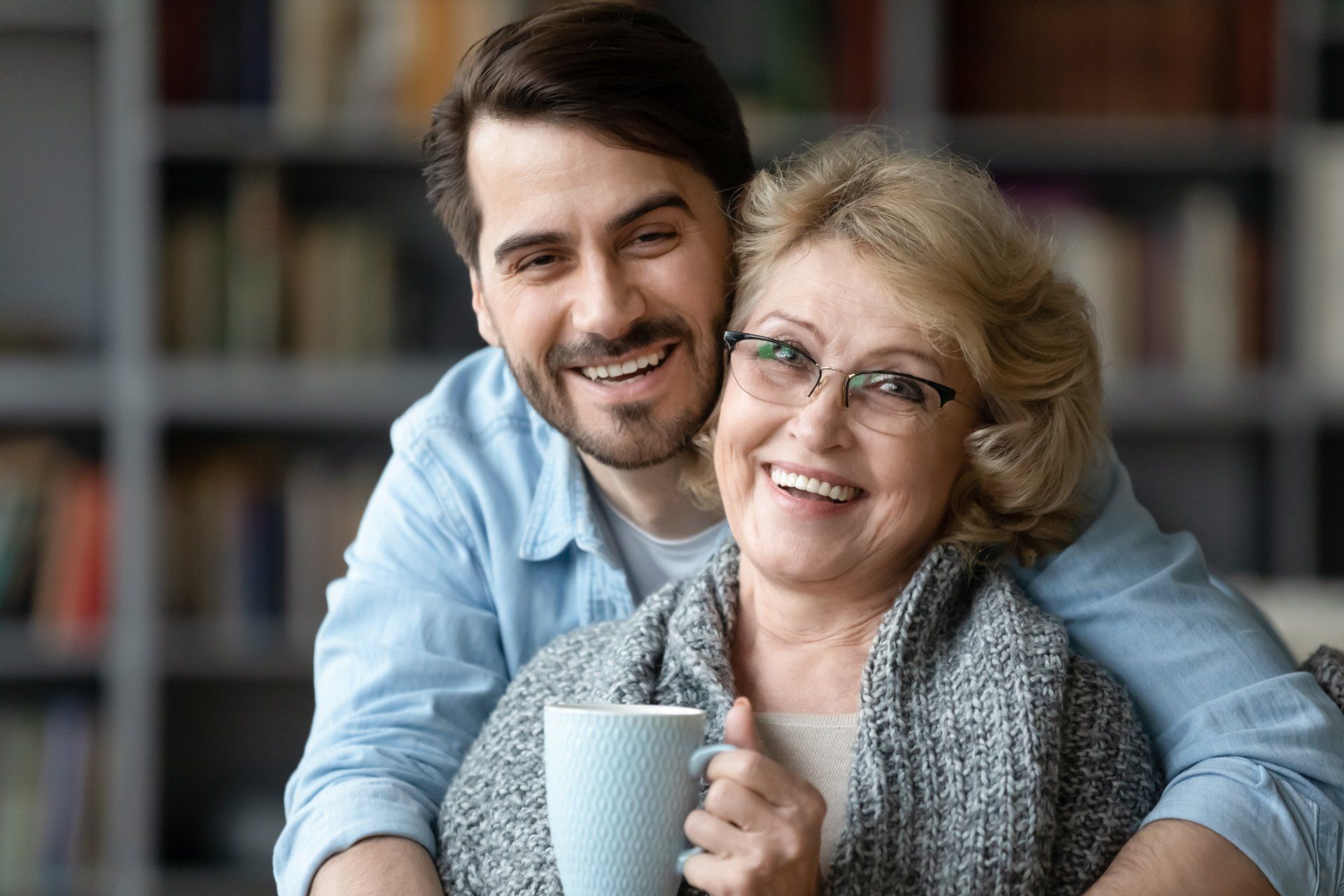 Happy Son and Mother Wearing Eyeglass — Clarksville, TN — Carla L. Jones, O.D. Happy Son and Mother Wearing Eyeglass — Clarksville, TN — Carla L. Jones, O.D.