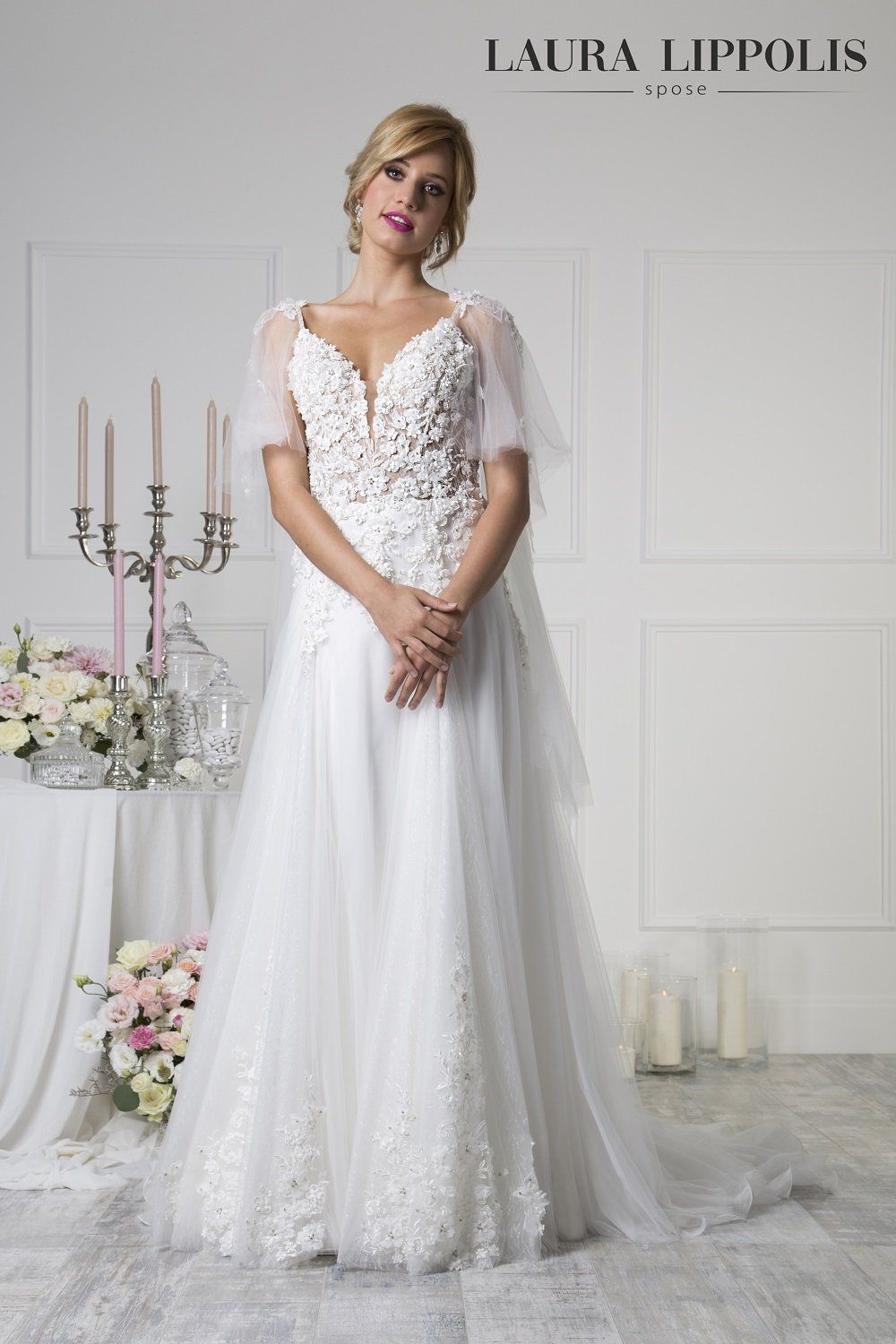 abito da sposa romantico