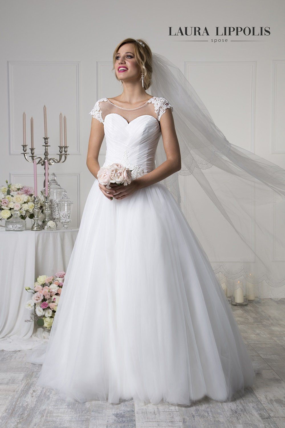 abito da sposa romantico