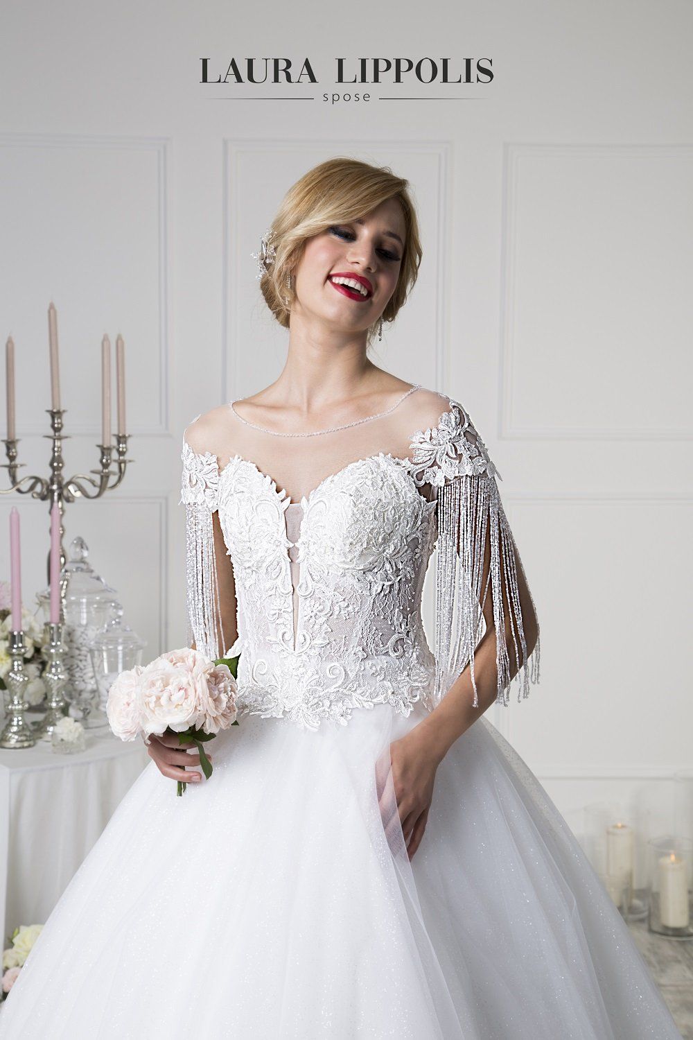 abito da sposa romantico