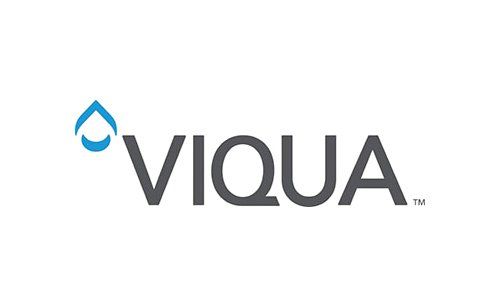 Se muestra un logotipo de Viqua sobre un fondo blanco.