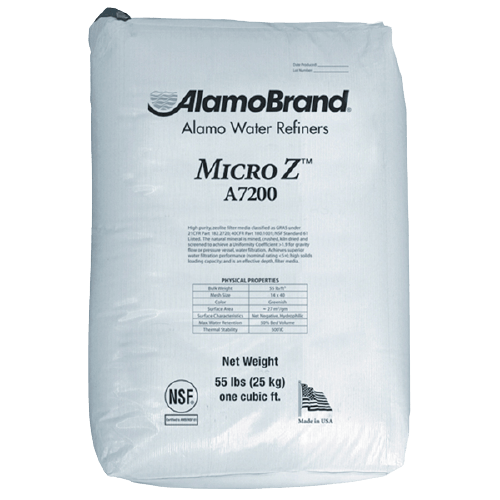 Una bolsa de purificadores de agua marca Alamo Micro Z A7200