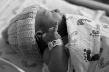 Newly Born Baby Black and White - Photography in Colorado Springs, CO