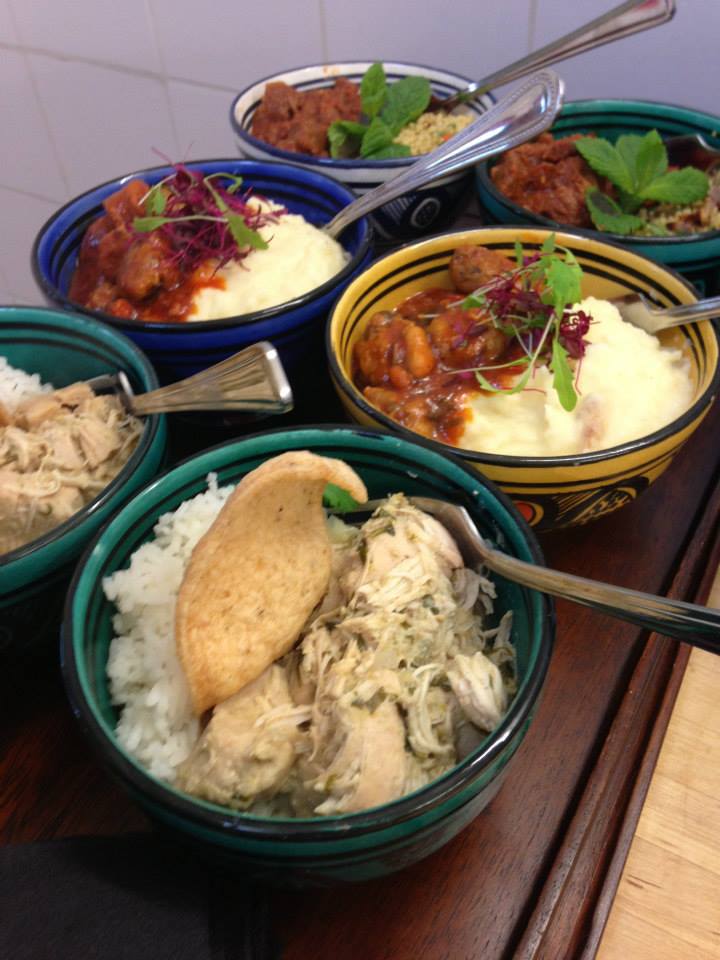 A selection of food