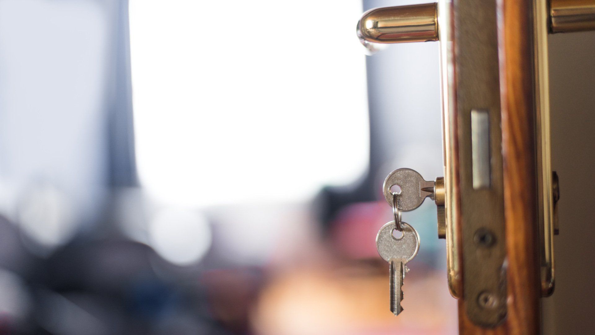 Keys in door
