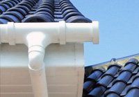 End piece of guttering