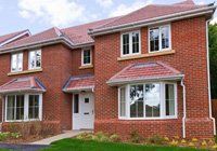 New build homes with uPVC guttering