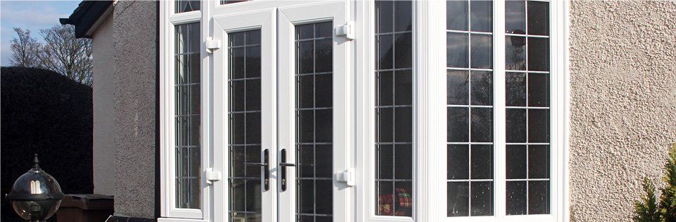 Bay window with french doors