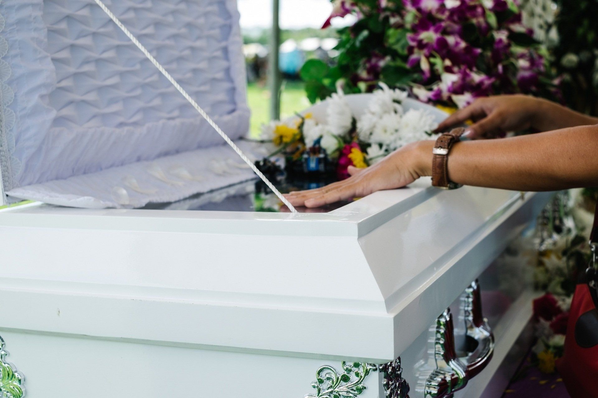 fiori per cofano funebre