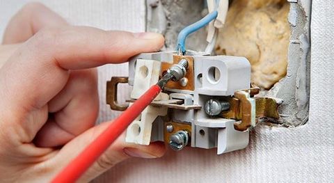 Electrical Contractor — Changing Light Switch in Richardson, TX Electrical Contractor — Changing Light Switch in Richardson, TX