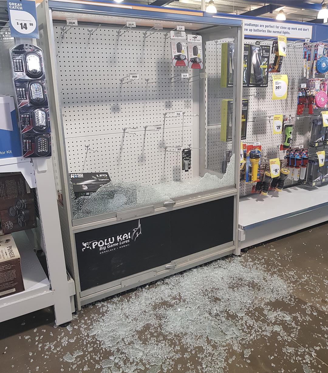 A broken door glass showcasing the need for professional glass replacement and repair.