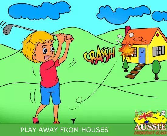 aussie glass golf safety