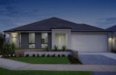 house at night
