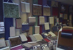 sample pieces of carpet