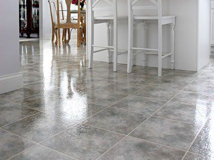 tiled flooring