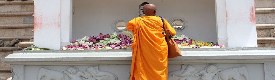 Sri Lanka Anuradhapura Mönch