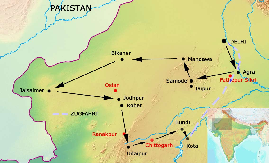 Indien Reise Paläste der Maharadschas
