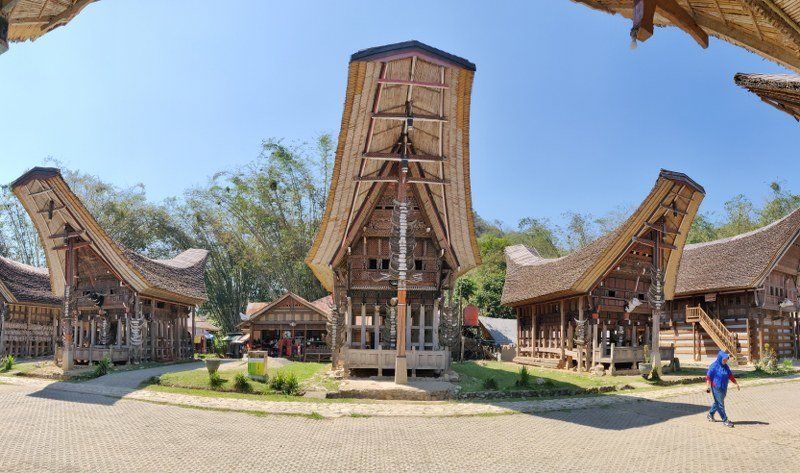 sulawesi toraja land reise häuser