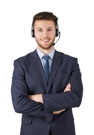 Order Taking Services — Call Center Agent Man in Concord, NH