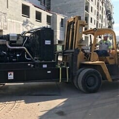 Flatbeds with Equipment - Rigging Contractors in Tampa, FL