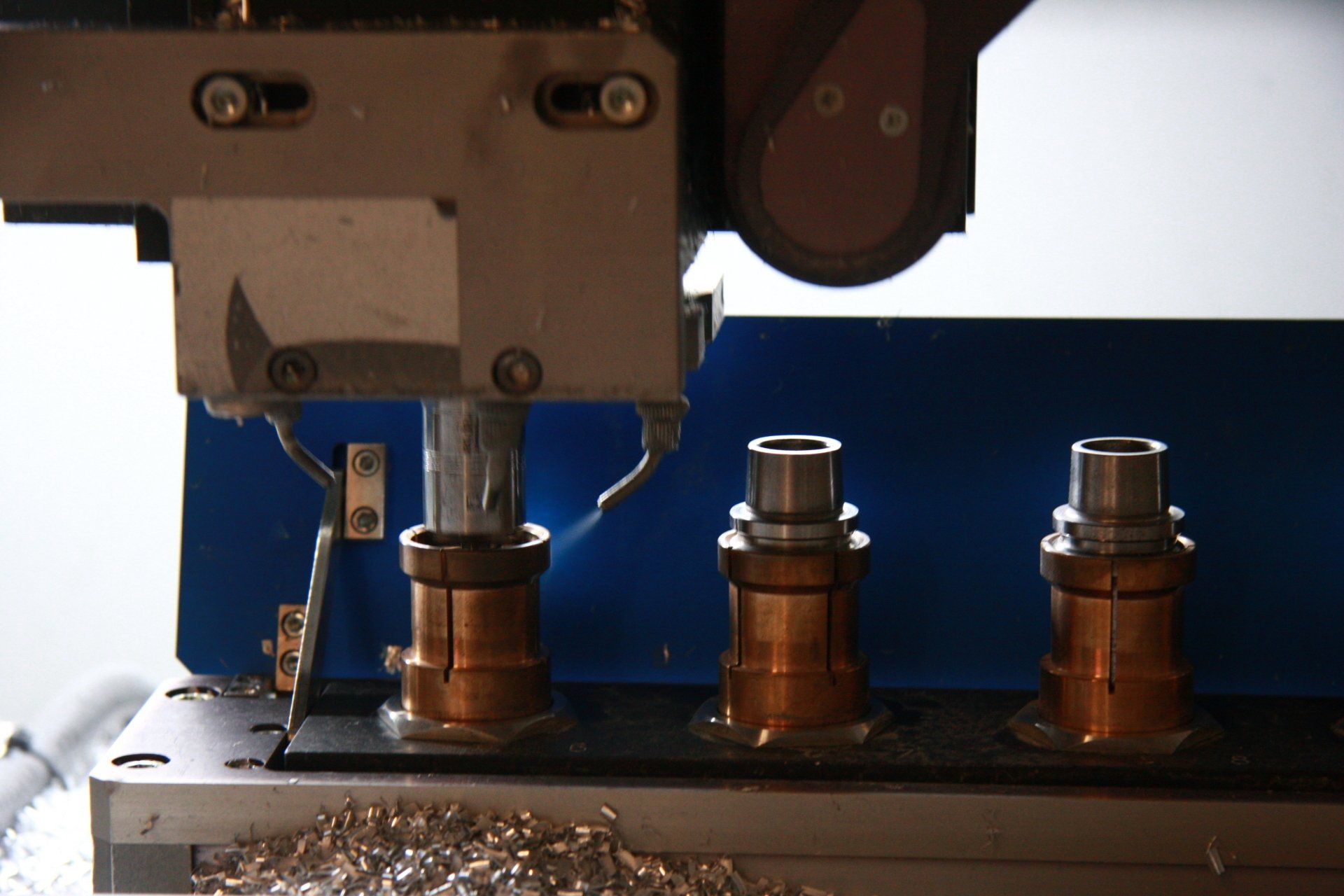 Werkzeugwechsel einer CNC-Fräsmaschine