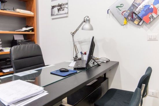 Ufficio per il ricevimento dei pazienti nel centro diagnostico