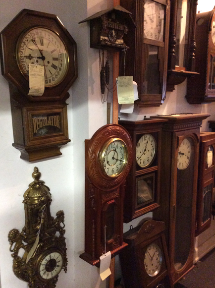 Clocks on Sale — Variety of Clocks Hanging in the Wall in Wilmington, NC