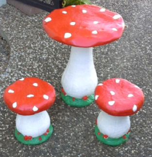 colorful mushroom