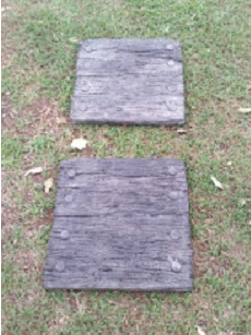 nailed wooden slab
