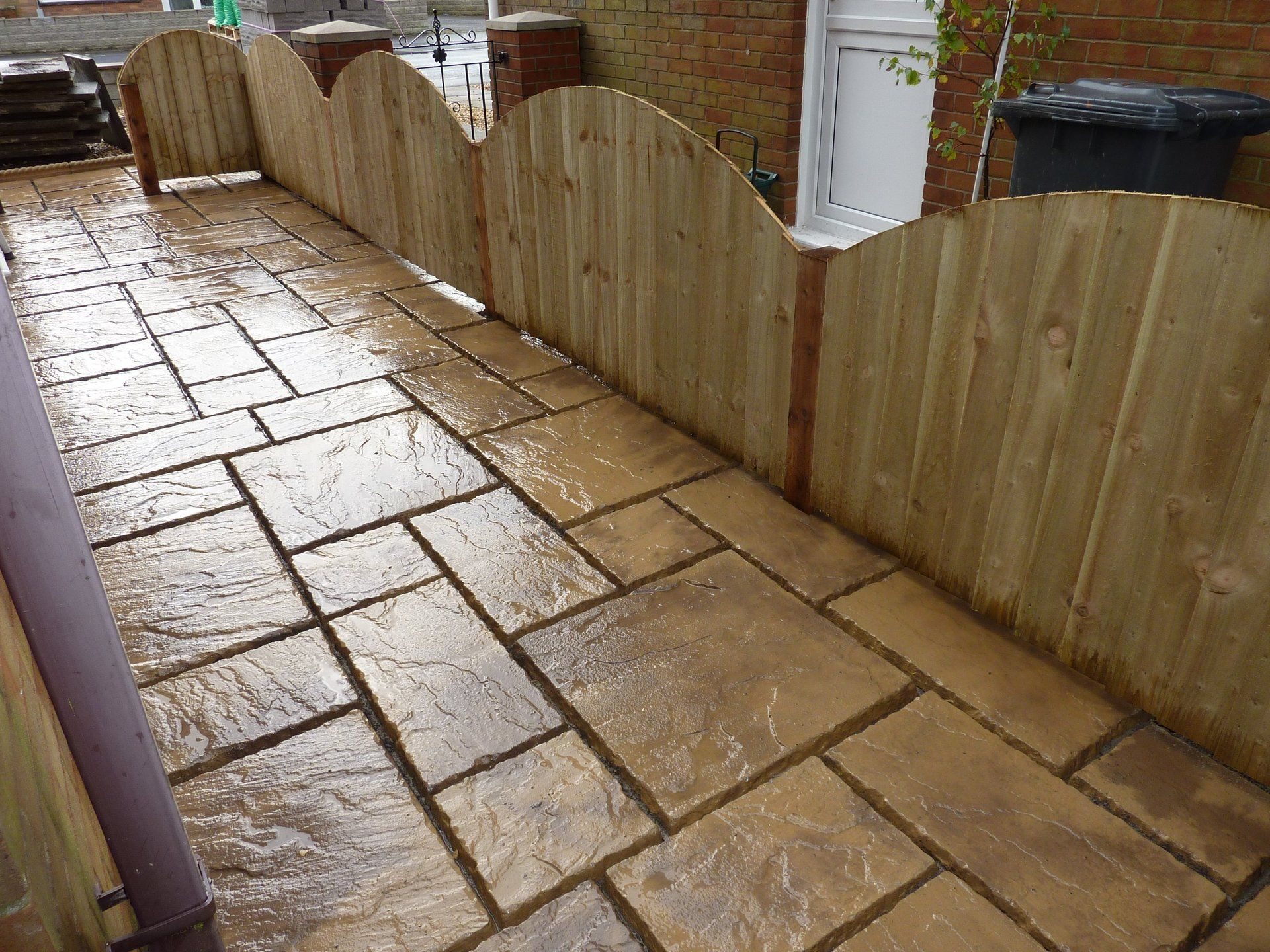 Indian stone paving
