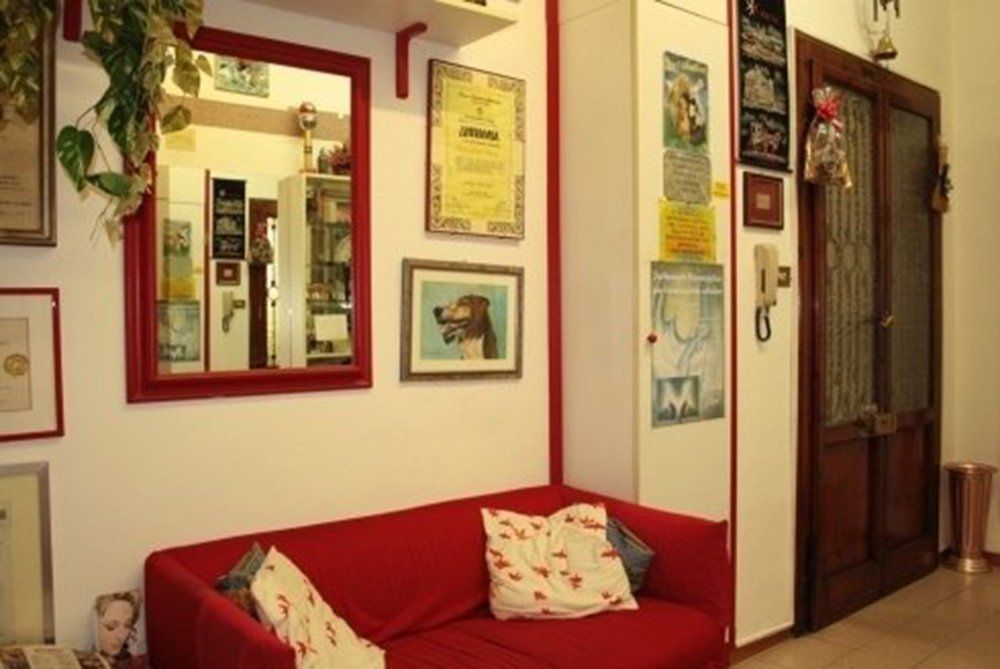 sala d'attesa di un centro estetico