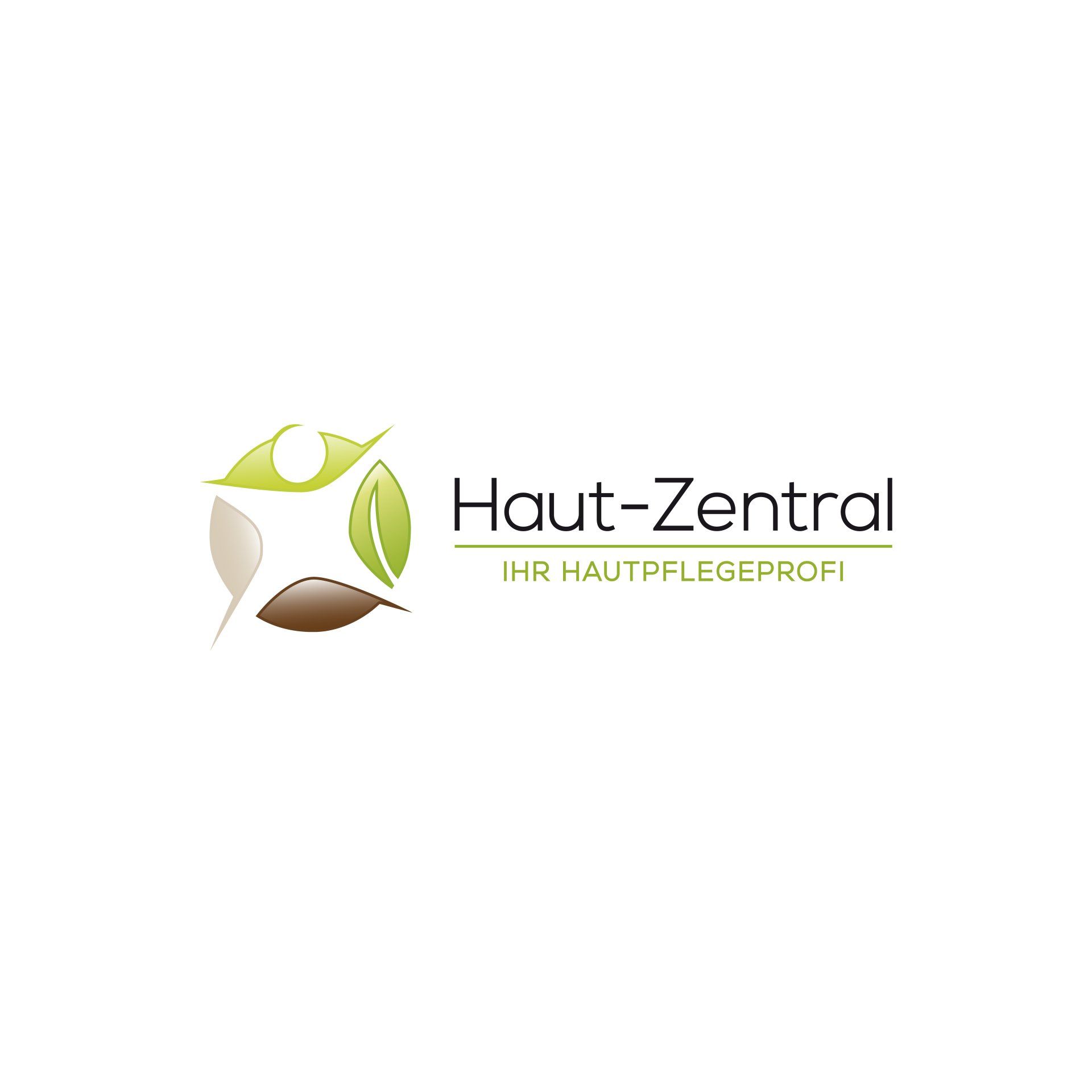 Es ist ein Logo für ein Unternehmen namens haut-zentral.