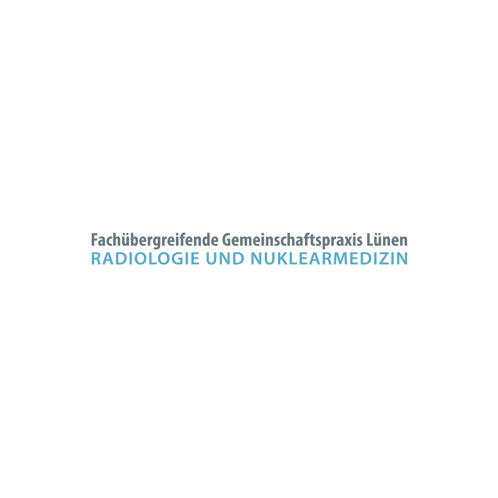 A logo for fachübergreifende gemeinschaftspraxis lunen radiologie und nuklearmedizin