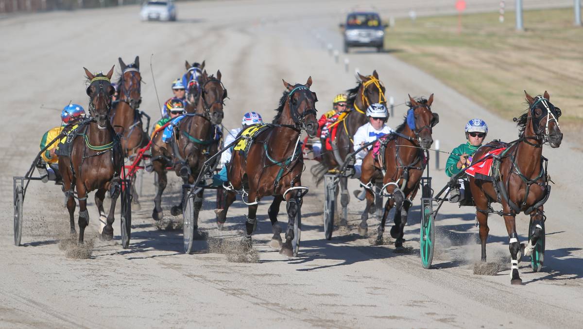 Horses completing