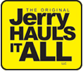 Jerry Hauls It All is the original jerry hauls it all logo.