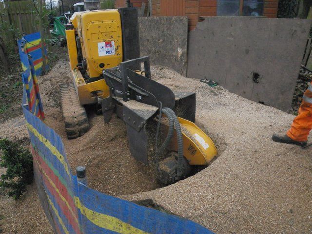 Stump grinding