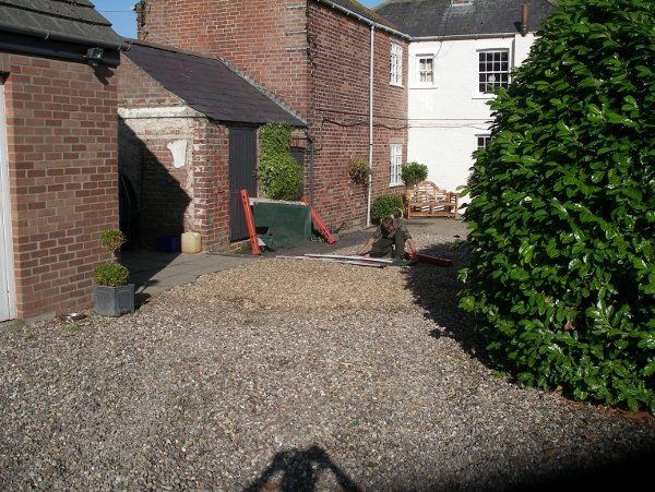 Driveway re-instated