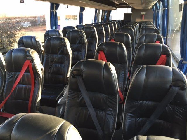 black seats