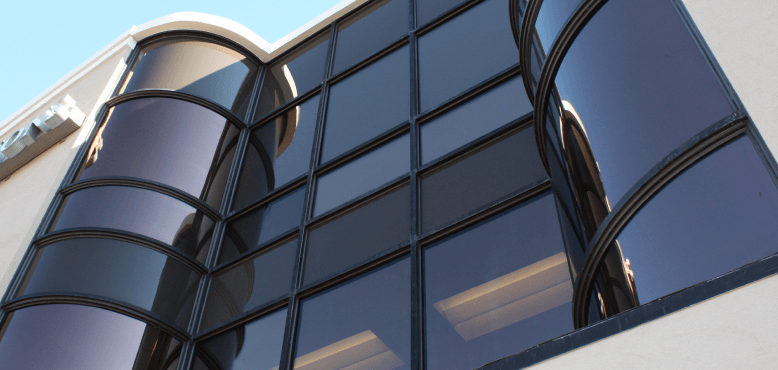Tinted Glass of a Commercial Building — Miami, FL — Solar Tint Inc. Tinted Glass of a Commercial Building — Miami, FL — Solar Tint Inc.