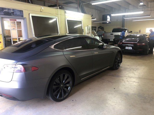 Glass Tinting Shop Interior — Miami, FL — Solar Tint, Inc.