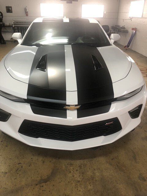 Chevrolet Automobile Inside The Garage — Miami, FL — Solar Tint, Inc.