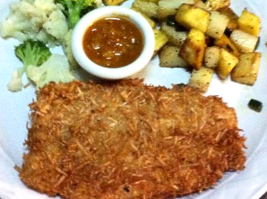 Caribbean Coconut Encrusted Fish Coconut Encrusted Fish, Caribbean with options Chicken, Shrimp