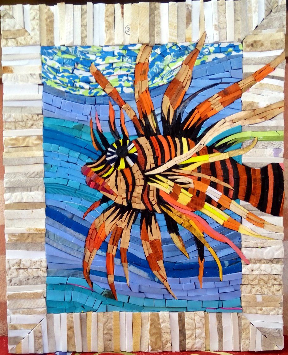 Flip-Flop Mosaic Lion Fish