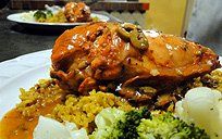 Caribbean Coconut Encrusted Fish Coconut Encrusted Fish, Caribbean with options Chicken, Shrimp
