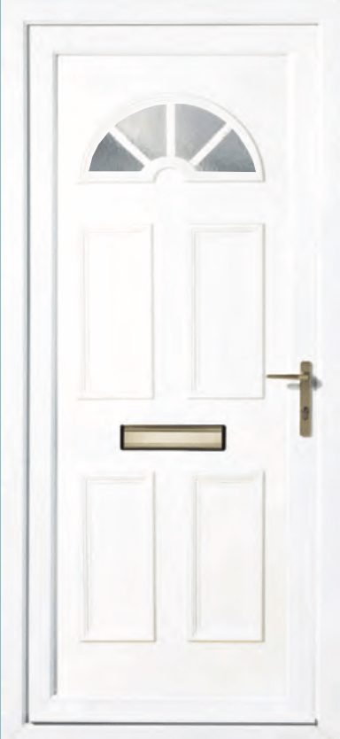 pvc door with letterbox