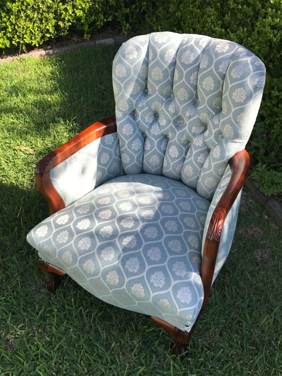 Before After Upholstery Chair